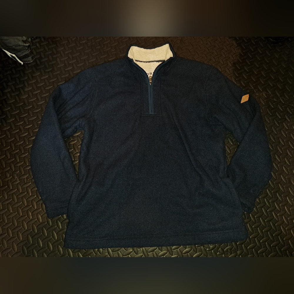 Orvis sherpa lined sweater